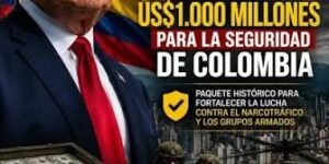 Gobierno Trump anuncia ayuda de 1.000 millones de dólares para Colombia