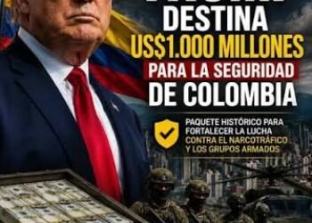 Gobierno Trump anuncia ayuda de 1.000 millones de dólares para Colombia