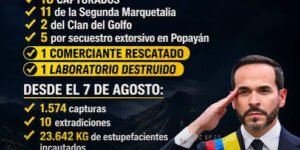 De La Espriella confirma captura de 11 integrantes de la Segunda Marquetalia y 2 del Clan del Golfo