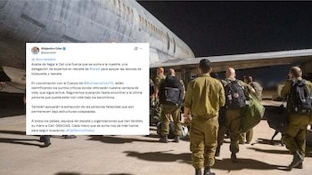 Este es el mensaje que mandó el alcalde de Cali, Alejandro Eder, a la delegación israelí - crédito Alejandro Eder - @IDF/X