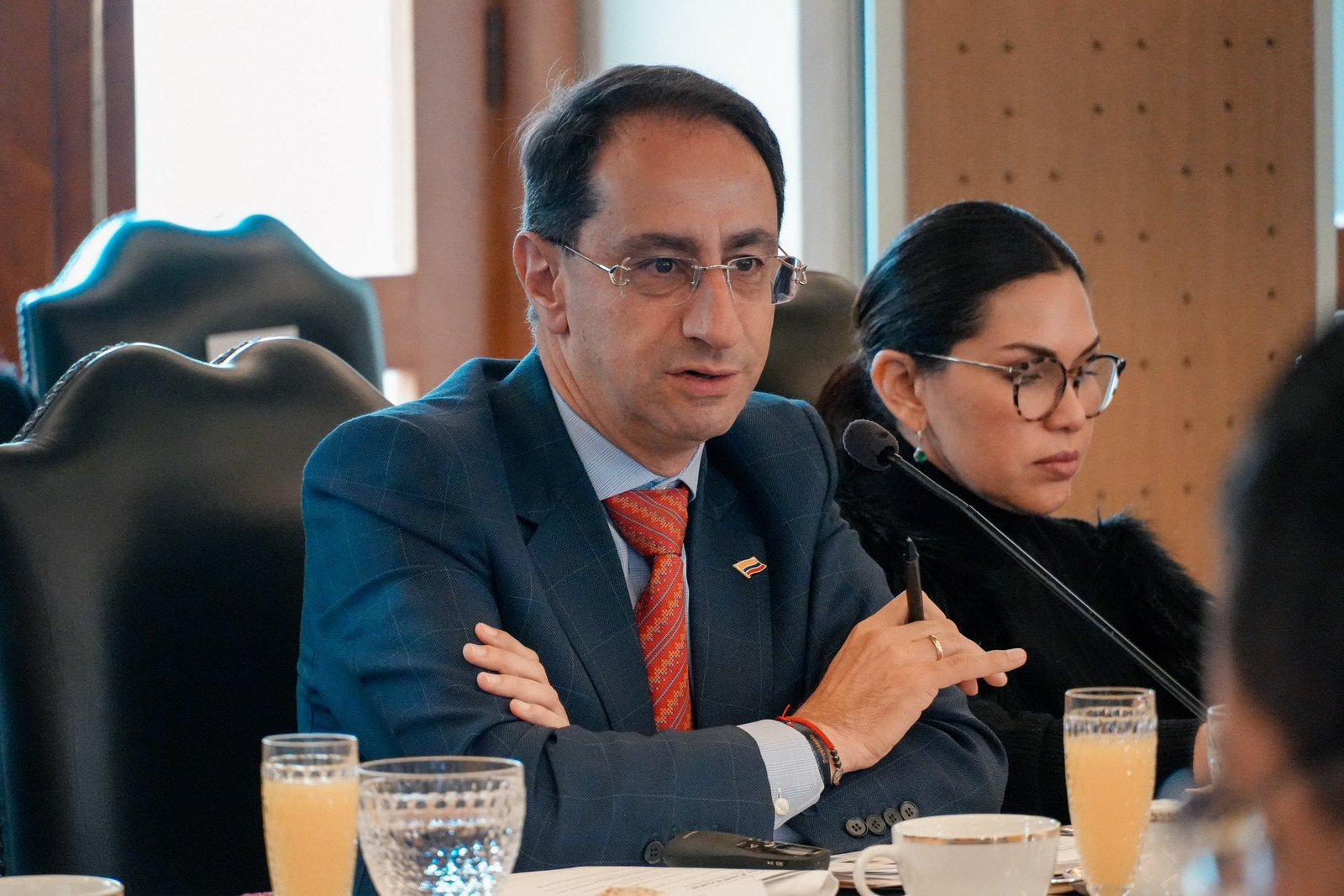 Vicepresidente José Manuel Restrepo.