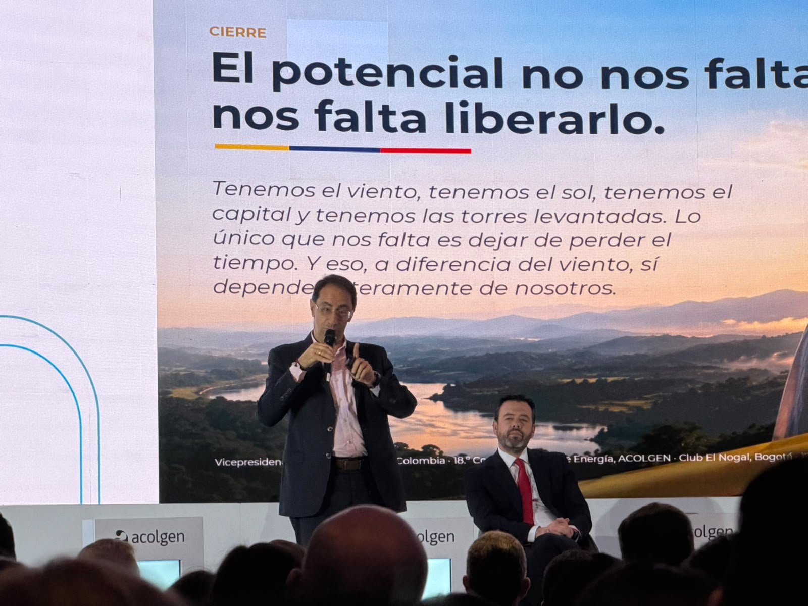 José Manuel Restrepo, vicepresidente de la República.