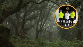 La captura de alias Media Arepa se dio por las investigaciones de la lujosa mansión donde vivía - crédito montaje Infobae (Nino Rico/Euro Press y Policía Nacional)