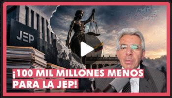 Mil millones menos para la JEP !