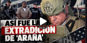 Detalles de la extradición de alias Araña