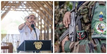Siete personas fueron recuperadas durante el operativo militar adelantado contra el Clan del Golfo en Caucasia, Antioquia -crédito Presidencia/Colprensa