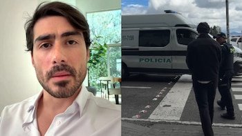 Samuel Adrián fue detenido en el aeropuerto El Dorado de Bogotá por una orden de arresto por desacato emitida por un juzgado de Cali - crédito Composición fotográfica