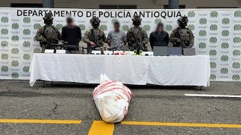 Alias Primo Sangre murió durante un procedimiento policial en la vereda Yolombó, en el corregimiento de San Cristóbal - crédito Policía Nacional de Colombia