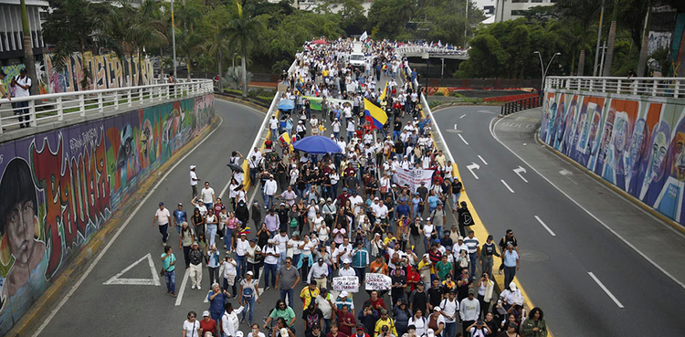 Fracaso de la izquierda colombiana en las calles